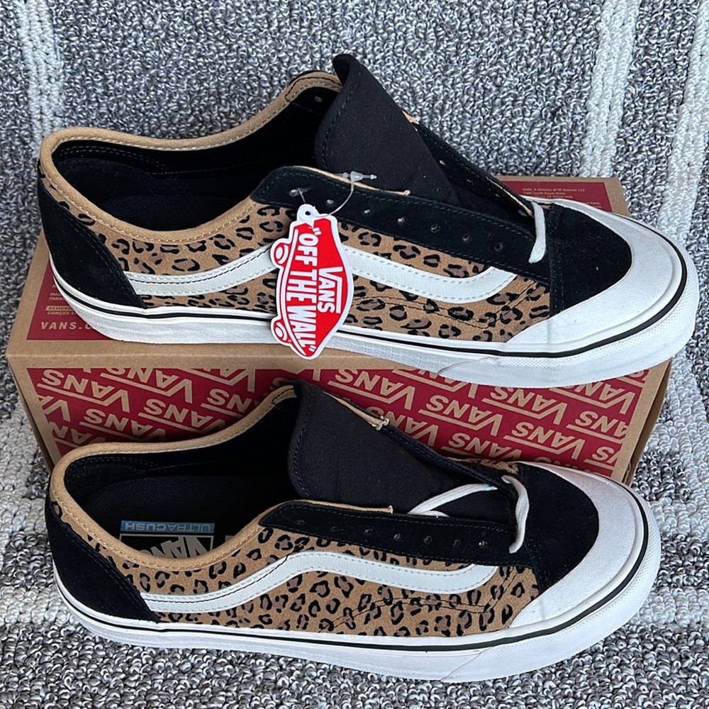 Vans Style 36 Decon Sf Mini Leopard Marshmallow MENS - Picture 2 of 16